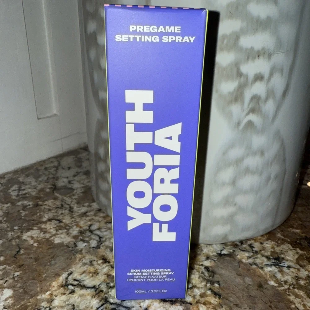 YOUTHFORIA‎ Pregame Setting Spray Moisturizing Skin Serum~NIB~3.3 Oz~Full Size
